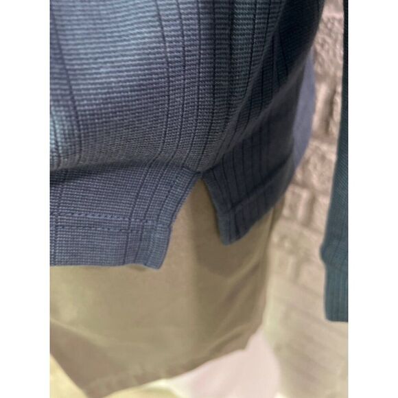 Van Heusen Men Blue Long Sleeve Crew Neck Ribbed Sweater Size XL - Picture 7 of 9